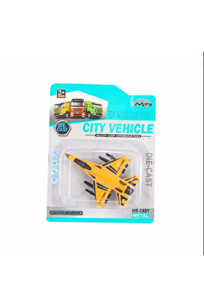 Die Cast Metal F-16 Benzeri Savaş Uçağı Kız Erkek Çocuk Oyuncak Eğitici Oyuncaklar