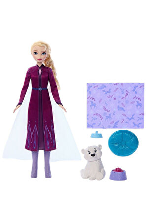 JFG16 Disney Karlar Ülkesi Elsa ve Yavru Kutup Ayısı Kız Erkek Çocuk Oyuncak Eğitici Oyuncaklar