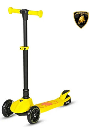 VAGON.LB2005SARI LAMBORGHINI SCOOTER IŞIKLI TEKERLEK Kız Erkek Çocuk Oyuncak Eğitici Oyuncaklar