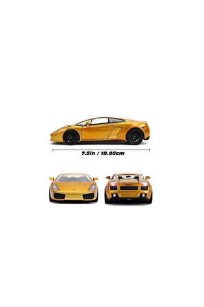 9334924314R00 Fast & Furious Lamborghini Gallardo 1 24 Kız Erkek Çocuk Oyuncak Eğitici Oyuncaklar