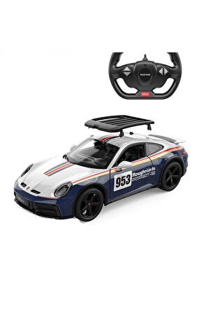 10131 SUN-RAS-RC ARABA 1/14 PORSCHE 911 DAKAR PERFORMANCE FF 2 4GHZ Kız Erkek Çocuk Oyuncak Eğitici