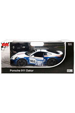 10131 SUN-RAS-RC ARABA 1/14 PORSCHE 911 DAKAR PERFORMANCE FF 2 4GHZ Kız Erkek Çocuk Oyuncak Eğitici