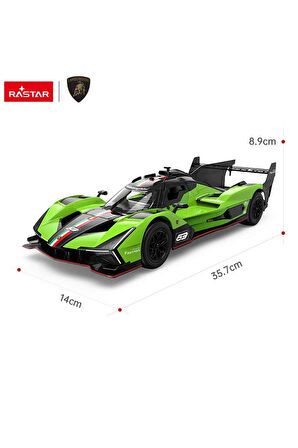 10150 SUN-RAS-R C ARABA 1 14 LAMBORGHINI SC63 LMDH FF 2 4GHZ Kız Erkek Çocuk Oyuncak Eğitici Oyuncak