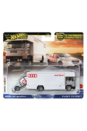 Premium Team Transport Audi S4 Quattro & Fleet Flyer Kız Erkek Çocuk Oyuncak Öğretici Oyun