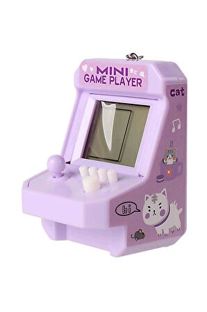 Mini Oyun Konsolu 23 Oyun Modlu Tetris Anahtarlık Kız Erkek Çocuk Oyuncak Eğitici Oyuncaklar
