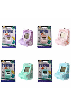 Mini Oyun Konsolu 23 Oyun Modlu Tetris Anahtarlık Kız Erkek Çocuk Oyuncak Eğitici Oyuncaklar
