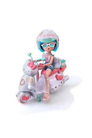Hello Kitty Manga Bebek ve Scooter Kız Erkek Çocuk Oyuncak Eğitici Oyuncaklar