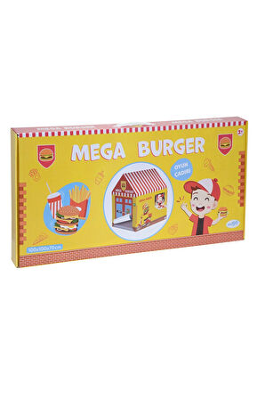Mega Burger Oyun Çadırı Kız Erkek Çocuk Oyuncak Eğitici Oyuncaklar