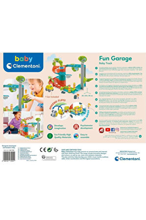 17404 Eğlenceli Garaj - Baby +3 ay Kız Erkek Çocuk Oyuncak Öğretici Oyuncaklar