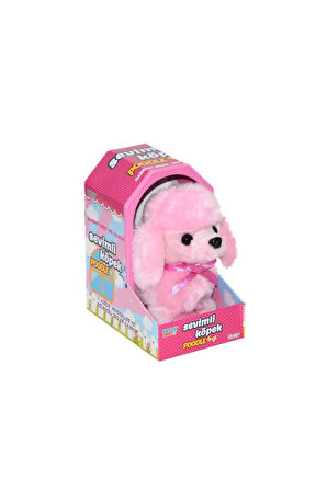 47171 Sevimli Pembe Poodle Kız Erkek Çocuk Oyuncak Eğitici Oyuncaklar