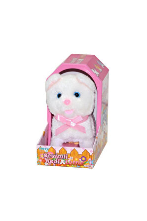 47191 Sesli ve Hareketli Jamina Sevimli Kedi Lottie Kız Erkek Çocuk Oyuncak Eğitici Oyuncaklar