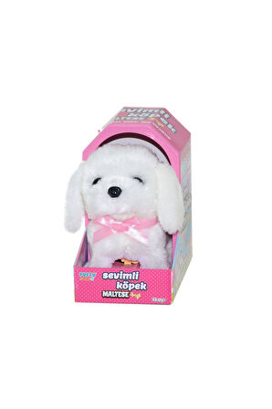 47100 Sevimli Köpek Maltese Kız Erkek Çocuk Oyuncak Eğitici Oyuncaklar
