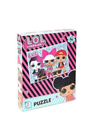 LOL7585 Laço Kids L.O.L. 54 Parça Puzzle Kız Erkek Çocuk Oyuncak Eğitici Oyuncaklar