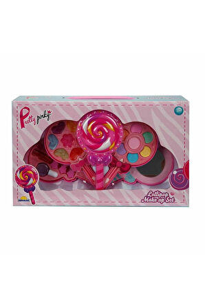 Lolipop Şekilli 4 Katlı Makyaj Güzellik Seti Kız Erkek Çocuk Oyuncak Eğitici Oyuncaklar