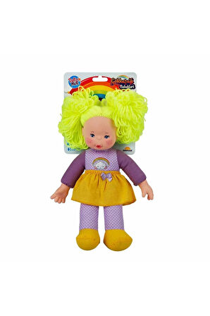 30012 Gökkuşağı Bebekleri 35cm -Sunman - 1adet stokta olan renk gönderilir Kız Erkek Çocuk Oyuncak E