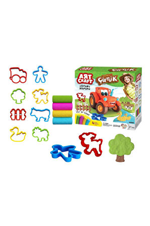 03558 Dede, Çiftlik Hamur Set 200 gr / +3 yaş Kız Erkek Çocuk Oyuncak Eğitici Oyuncaklar