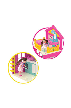 03661 Dede, Lola'nın 2 Katlı Evi / +3 yaş Kız Erkek Çocuk Oyuncak Eğitici Oyuncaklar