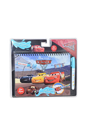 BK004 Gepettoys, Cars Sihirli Boyama Kitabı Kız Erkek Çocuk Oyuncak Eğitici Oyuncaklar