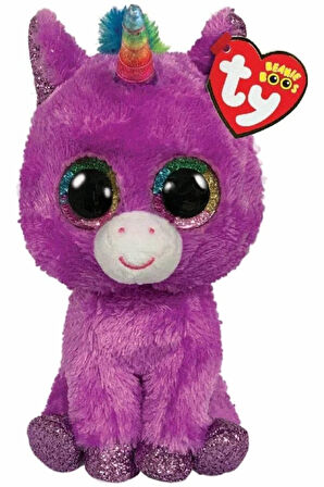 Ty Beanie Boos Peluş Mor Unicorn 15cm Kız Erkek Çocuk Oyuncak Eğitici Oyuncaklar