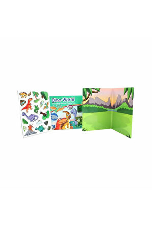 83915 Dino World Manyetik Hikaye Oluşturma Kız Erkek Çocuk Oyuncak Eğitici Oyuncaklar