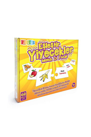 EDU-1002 Chiva, Eşleştir Yiyecekler Kız Erkek Çocuk Oyuncak Eğitici Oyuncaklar
