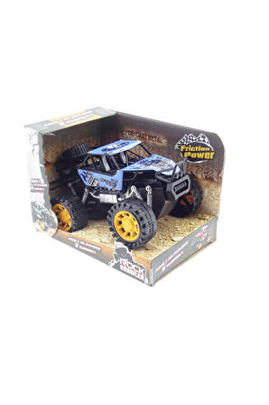 Rock Crawler Metal Büyük Sürtmeli Arazi Aracı Mavi Kız Erkek Çocuk Oyuncak Eğitici Oyuncaklar