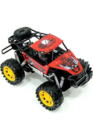 Rock Crawler Metal Büyük Sürtmeli Arazi Aracı Kırmızı Kız Erkek Çocuk Oyuncak Eğitici Oyuncaklar