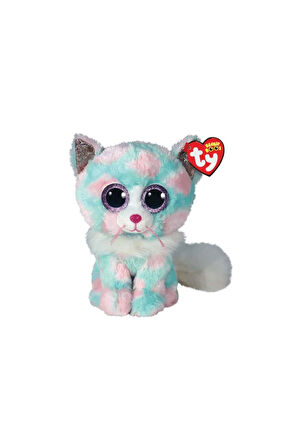 Ty Beanie Boos Regular Opal Cat Pastel Kız Erkek Çocuk Oyuncak Eğitici Oyuncaklar