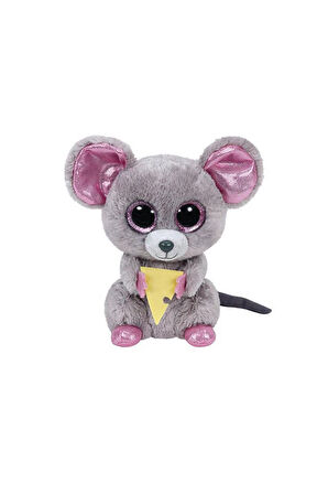 TY36192 Peluş Squeaker Mouse With Cheese Reg Kız Erkek Çocuk Oyuncak Eğitici Oyuncaklar