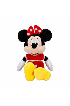 3415 Minnie Kırmızı Elbiseli Peluş 30cm - sunman Kız Erkek Çocuk Oyuncak Eğitici Oyuncaklar
