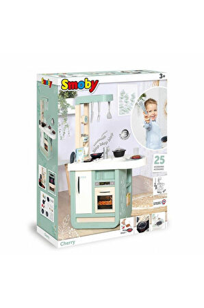 7600310914 Cherry Kitchen -Smoby Kız Erkek Çocuk Oyuncak Eğitici Oyuncaklar
