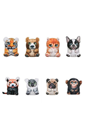 WA/01306 Wild Alive Küçük Peluş -1adet stokta olan gönderilir Kız Erkek Çocuk Oyuncak Eğitici Oyunca