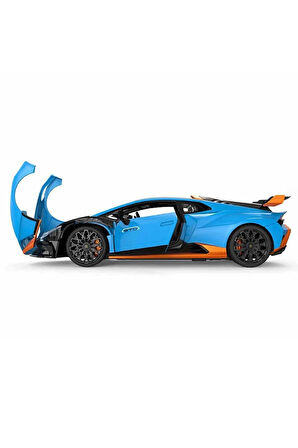 98700 Lamborghini Huracan STO Işıklı Uzaktan Kumandalı Araba 1:14 -Sunman Kız Erkek Çocuk Oyuncak Eğ
