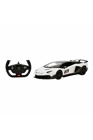 96010 Uzaktan Kumandalı Lamborghini Aventador SVJ Işıklı Araba 34cm -Sunman Kız Erkek Çocuk Oyuncak