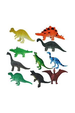 0705 Dinozorların Dünyası Poşetli Hayvan Oyun Seti Kız Erkek Çocuk Oyuncak Eğitici Oyuncaklar