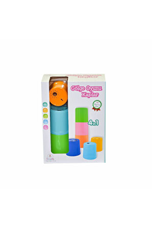 URT026-002 4IN1 Gölge Oyunu Kaplar - Birlik Toys Kız Erkek Çocuk Oyuncak Eğitici Oyuncaklar