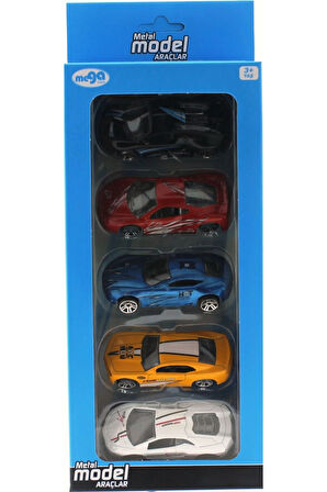 5 Li Die Cast Spor Arabalar Tır1025 Kız Erkek Çocuk Oyuncak Eğitici Oyuncaklar