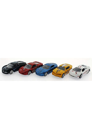 5 Li Die Cast Spor Arabalar Tır1025 Kız Erkek Çocuk Oyuncak Eğitici Oyuncaklar