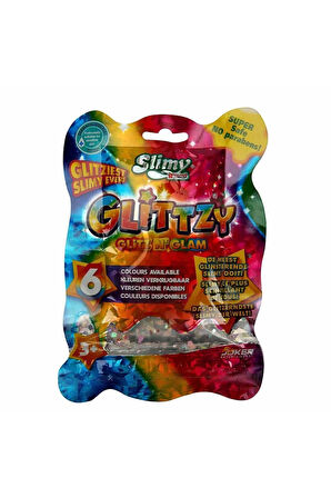 34025 Slimy Glitzy 10 Renk 90 gr Kız Erkek Çocuk Oyuncak Eğitici Oyuncaklar