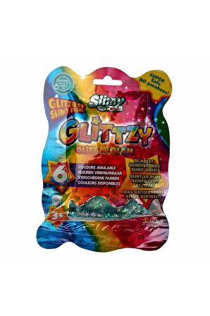 34025 Slimy Glitzy 10 Renk 90 gr Kız Erkek Çocuk Oyuncak Eğitici Oyuncaklar