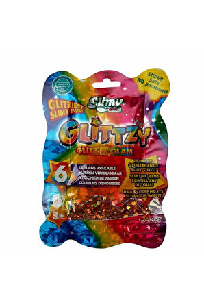 34025 Slimy Glitzy 10 Renk 90 gr Kız Erkek Çocuk Oyuncak Eğitici Oyuncaklar