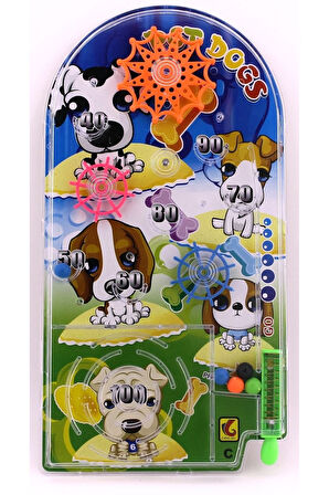 Köpekli Mini Pinball 8803 Kız Erkek Çocuk Oyuncak Eğitici Oyuncaklar