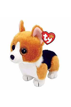 Ty Beanie Babies Peluş Corgi Köpek Colin 15cm Kız Erkek Çocuk Oyuncak Eğitici Oyuncaklar