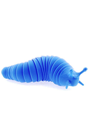 Kıvrılabilen Plastik Mavi Salyangoz Kız Erkek Çocuk Oyuncak Eğitici Oyuncaklar
