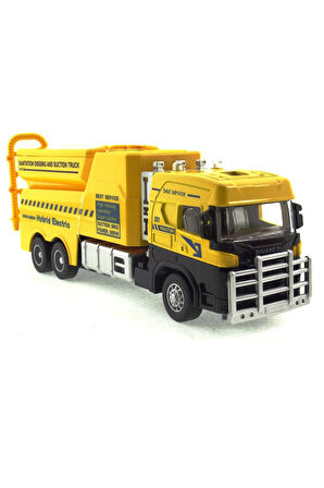 Die Cast Model Çek Bırak Temizlik ( Sanitasyon ) Aracı Kız Erkek Çocuk Oyuncak Eğitici Oyuncaklar