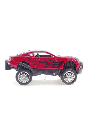 Die Cast Çek Bırak Kırmızı Arazi Aracı Kız Erkek Çocuk Oyuncak Eğitici Oyuncaklar