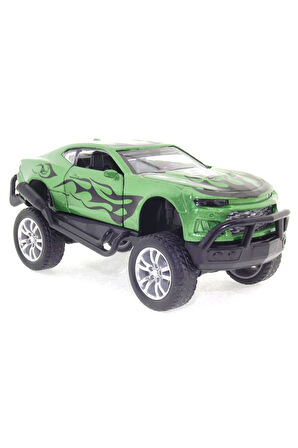 Die Cast Çek Bırak Yeşil Arazi Aracı Kız Erkek Çocuk Oyuncak Eğitici Oyuncaklar