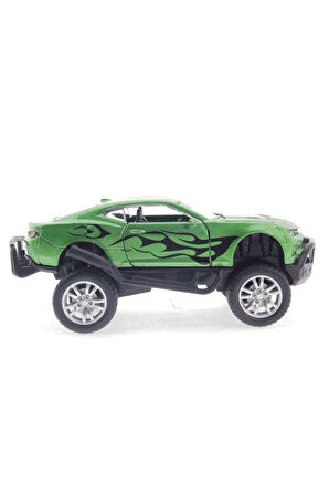 Die Cast Çek Bırak Yeşil Arazi Aracı Kız Erkek Çocuk Oyuncak Eğitici Oyuncaklar