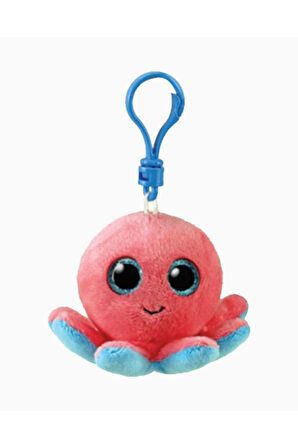 Ty Beanie Boos Peluş Pembe Ahtapot Anahtarlık Sheldon Kız Erkek Çocuk Oyuncak Eğitici Oyuncaklar