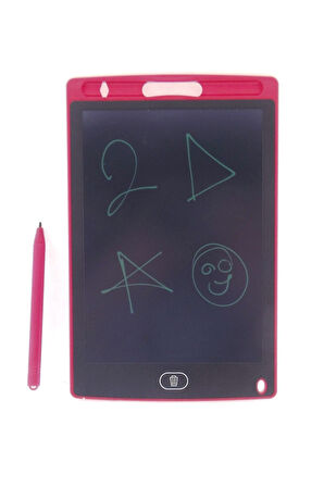 8,5 Inch LCD Kırmızı Yazı Tahtası Kız Erkek Çocuk Oyuncak Eğitici Oyuncaklar
